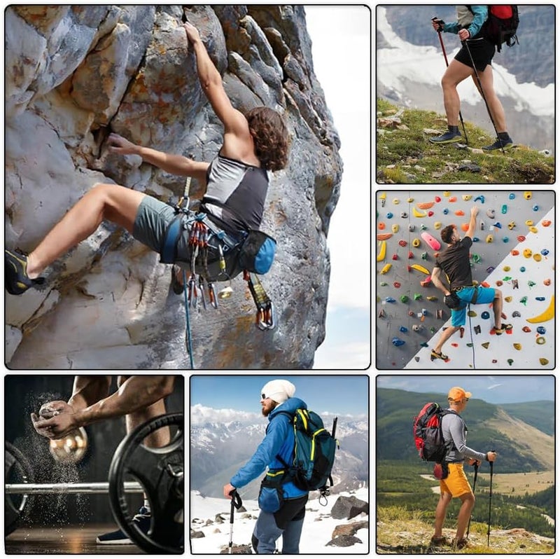 YERGOFE Climbing Chalk Bag - Small Chalk Bag Bouldering for Rock Climbing Chalk Pouch - Image 2